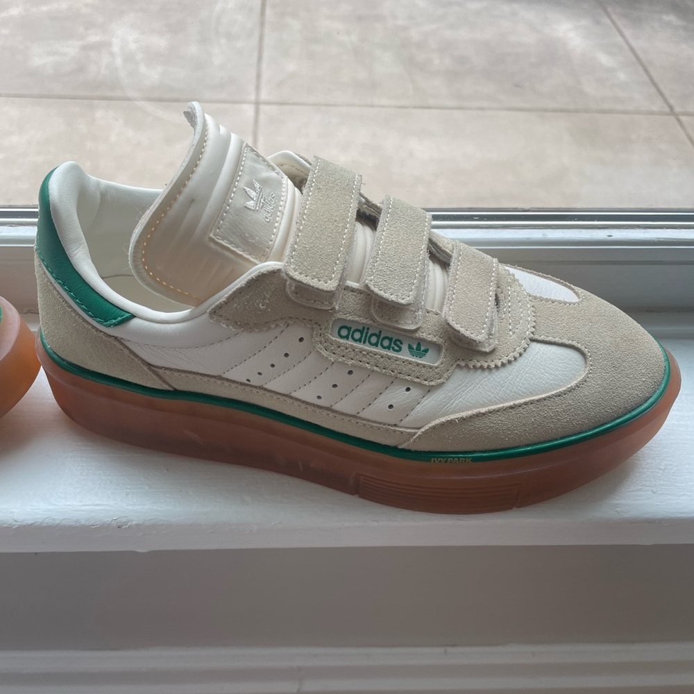 Adidas Ivy Park x Wmns Super Sleek 3 Strap 'Wonder White Gum' size 7